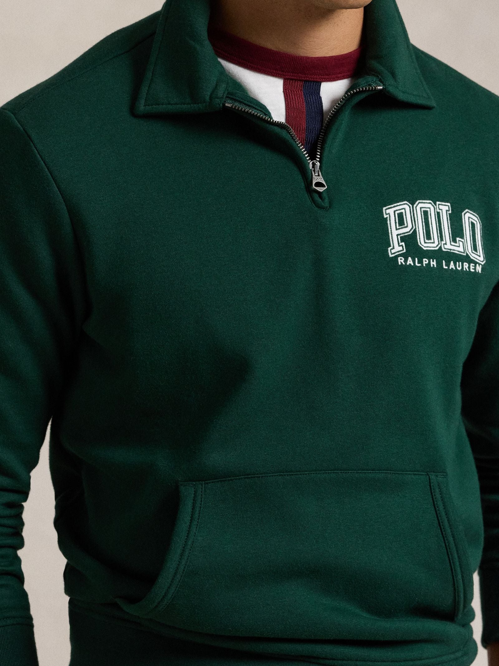 Graphic 1/4 Zip Sweatshirt