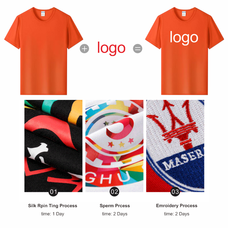 Summer Short Sleeve Sports T-Shirt Design Logo Fitness Breathable Quick Dry Top Custom Print Embroidery Pattern Men And Women