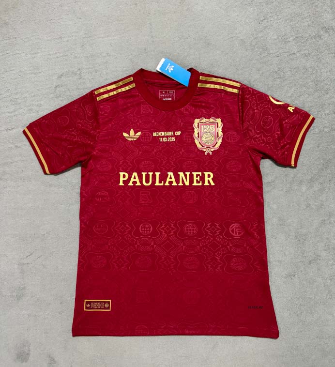 2025/2026 Bayern Munich 125th Anniversary Edition Beckenbauer Football Shirt 1:1 Thai Quality:football jersey mysite: unitedjerseyfootball 邓江浪:football