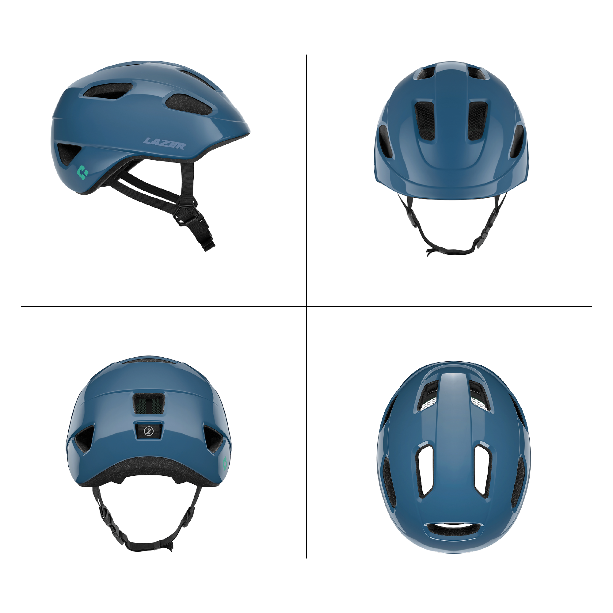 Lazer Pnut KinetiCore Toddlers' Helmet - Steel Blue、mySite、bearsvspackers