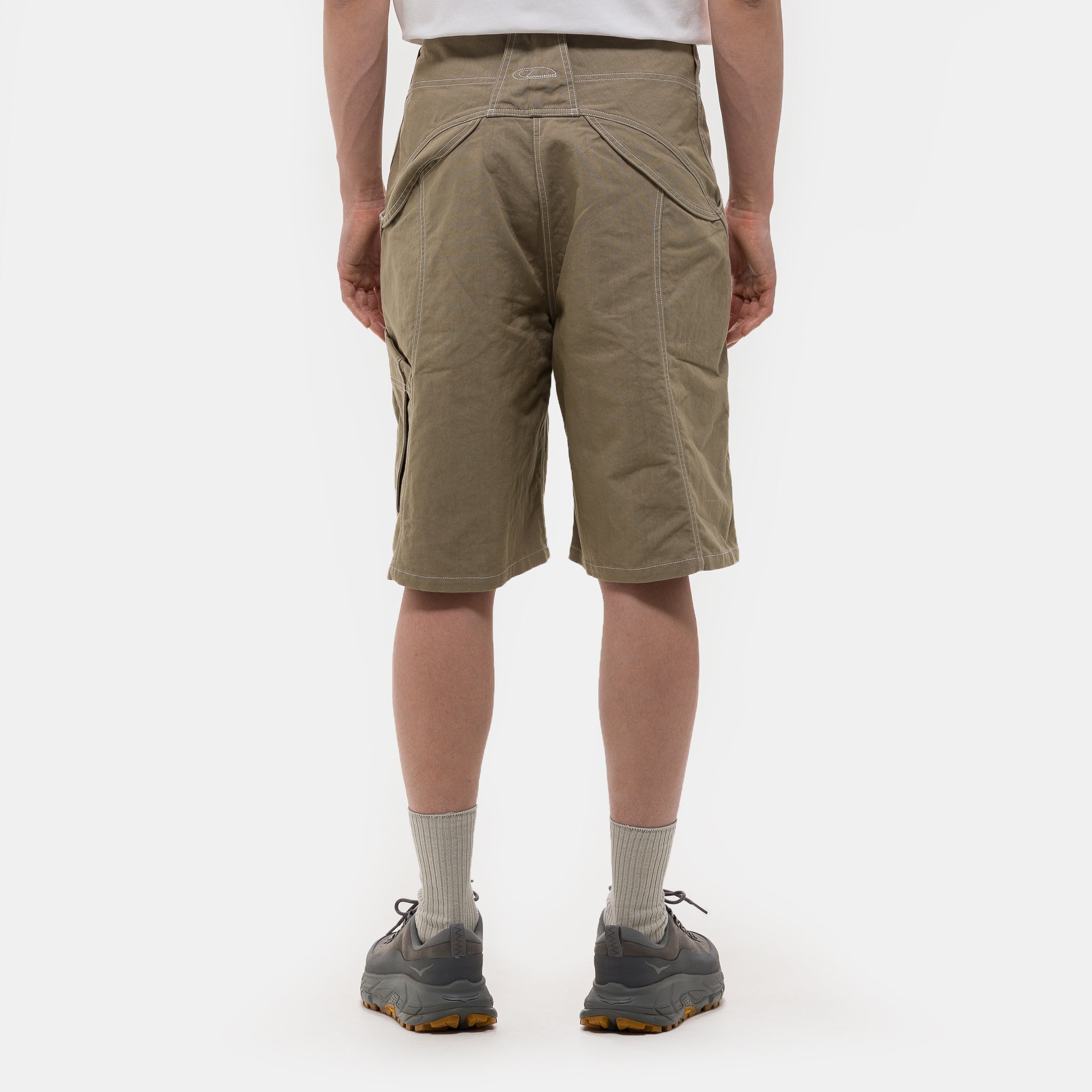 Welder Shorts in Travertine