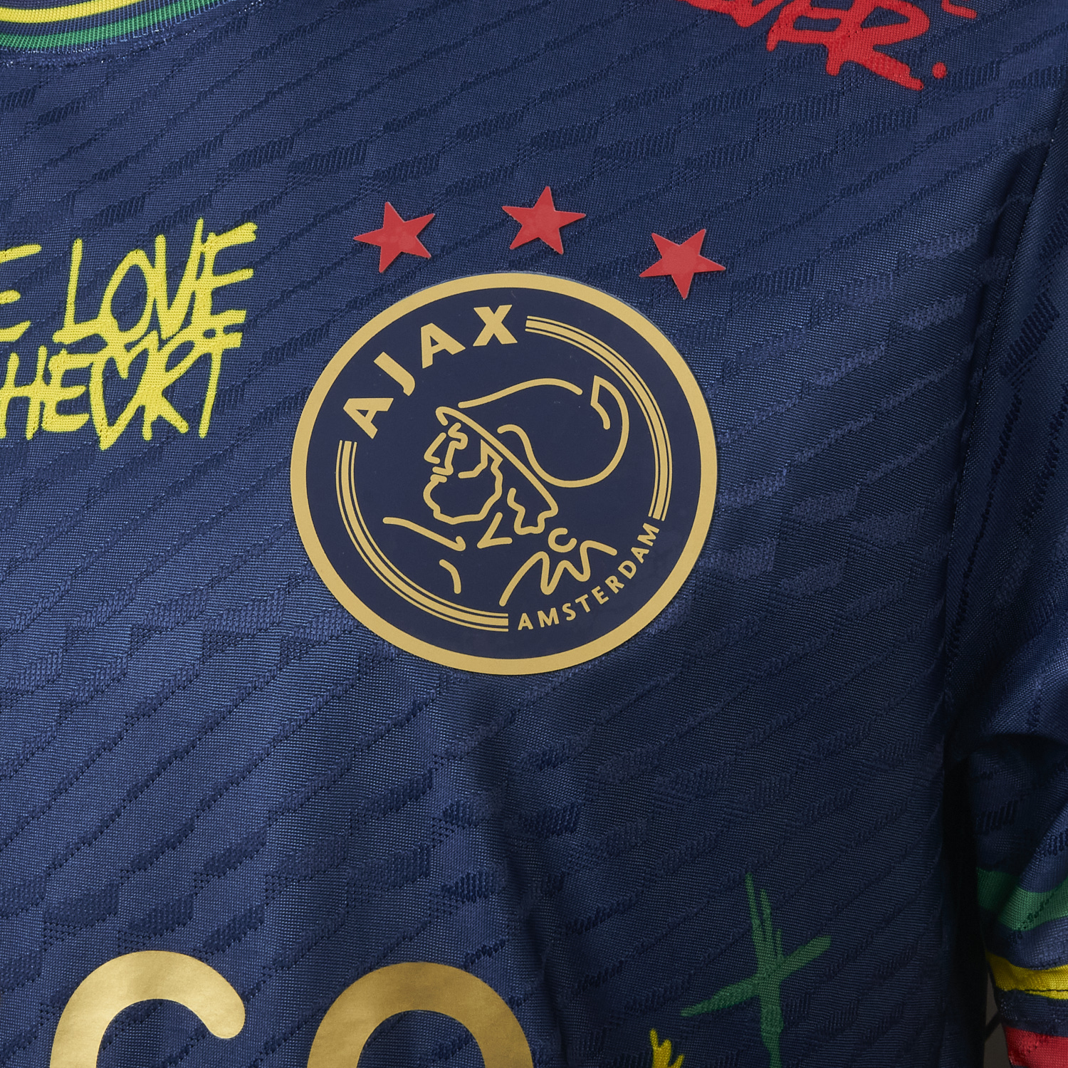 UltraTrikot-Ajax x B-O-B Marly 2025-26 40th Blue Special Edition Jersey - Player Version