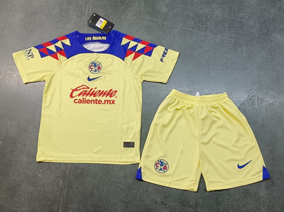 23/24 Club America Home Football Jersey Kids Size Suit-mysite Custom Football Kit- Nextkits