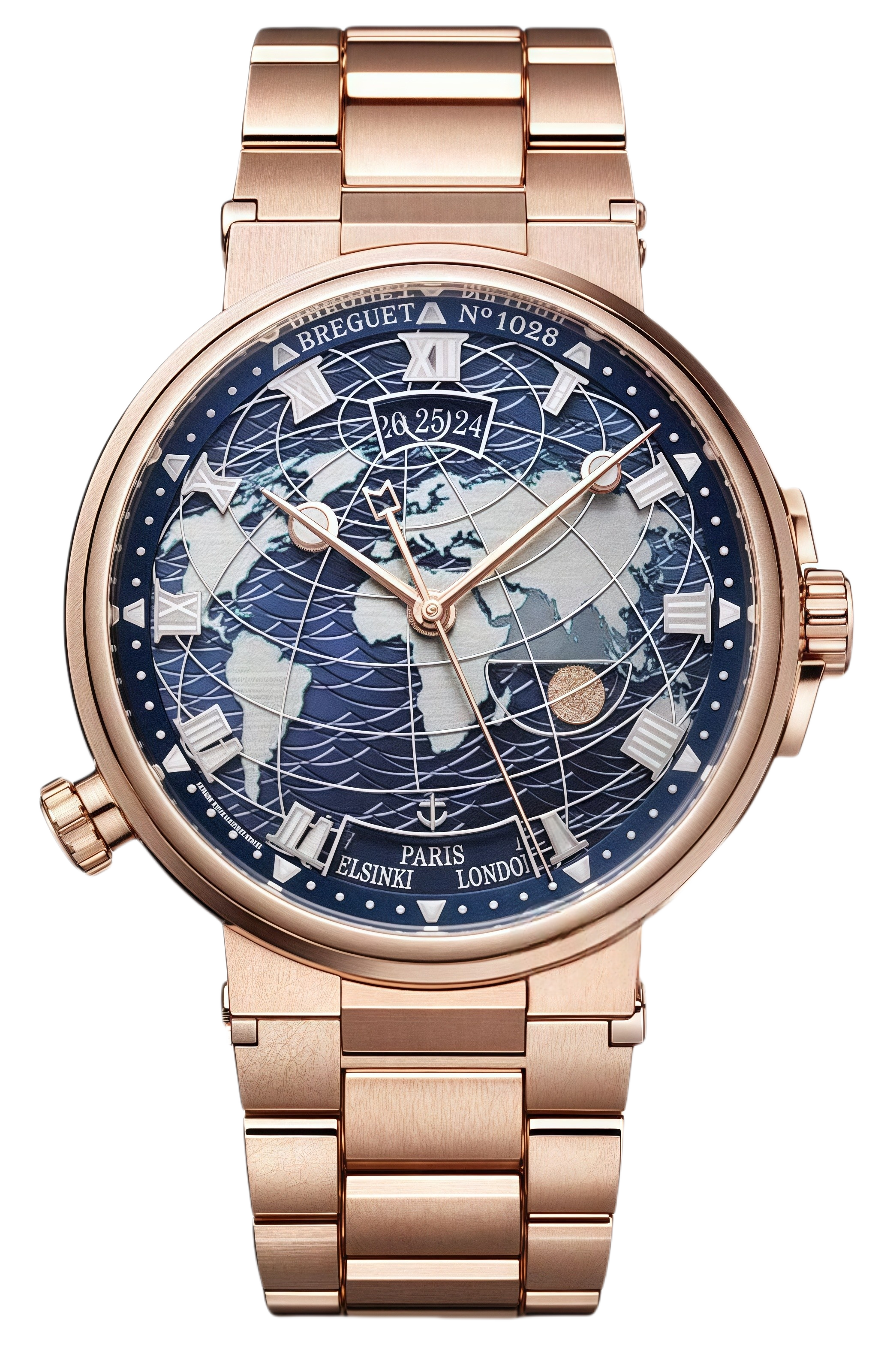 Breguet Marine Ref. 5557BR/YS/RW0 Super Clone Watch – Rose Gold Blue Dial Automatic Fake Replica