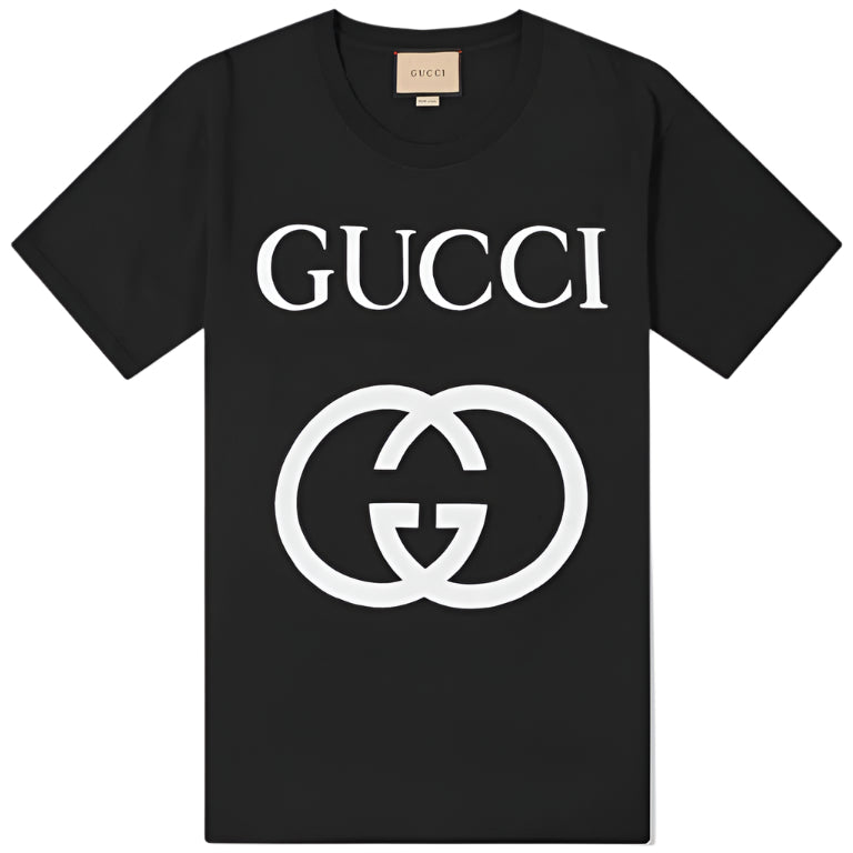 Gucci Interlocking G Logo T-Shirt Black、mysite、Cacoeks