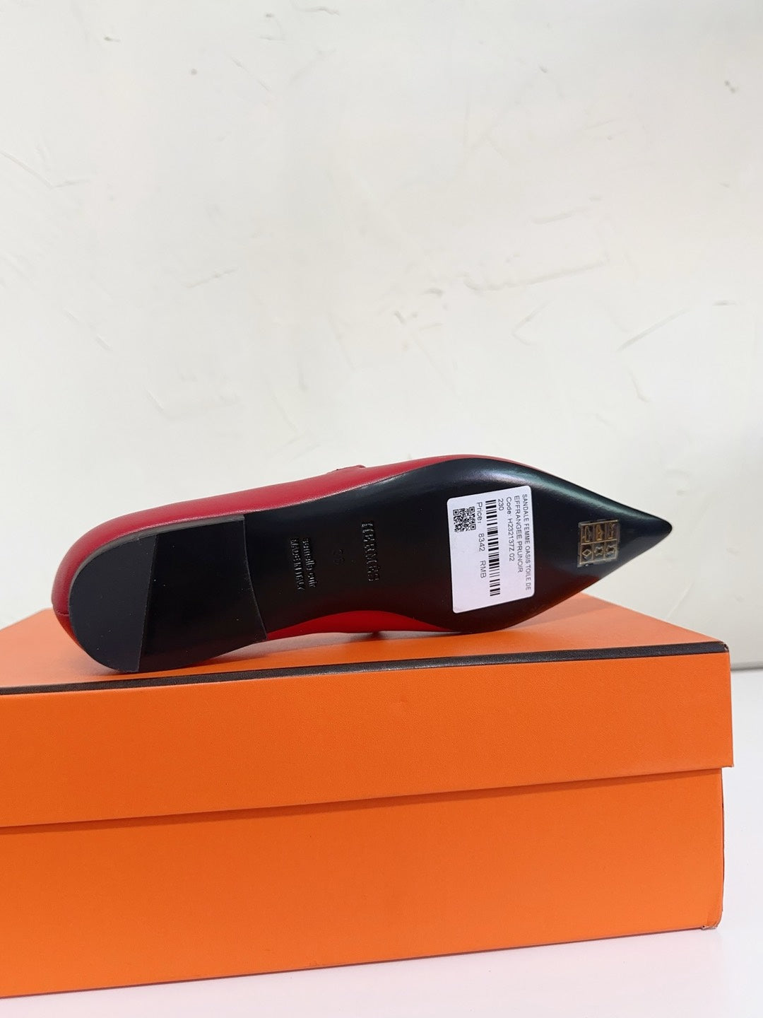 KIARA FLAT PUMP IN RUBY RED CALFSKIN、mysite、Cacoeks