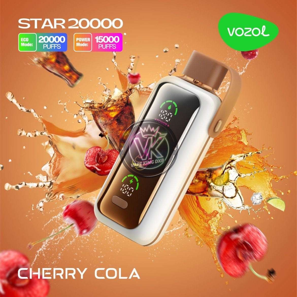  Vozol Star 20000 Puffs 5% Nicotine Disposable Vape - Dual Power Mode  vpae005 vapeing vape
