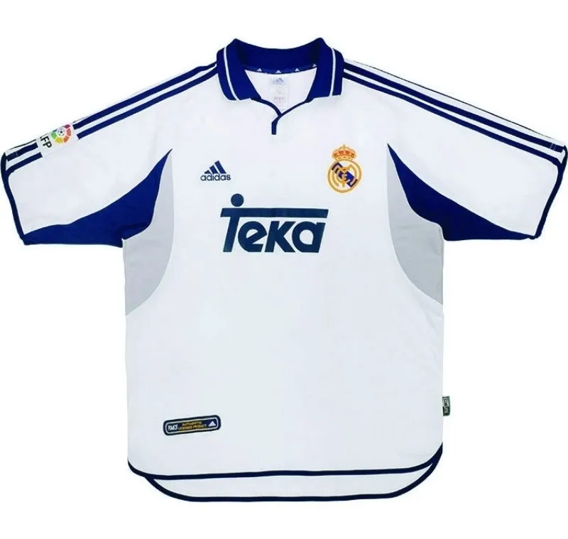 01-02 Real Madrid home soccer jersey-Retro version: Ajax 24-25 Home Stadium Jersey - Fans Version mysite: Adidas luxuryfootballshirts.com: https://www.luxuryfootballshirts.com/
