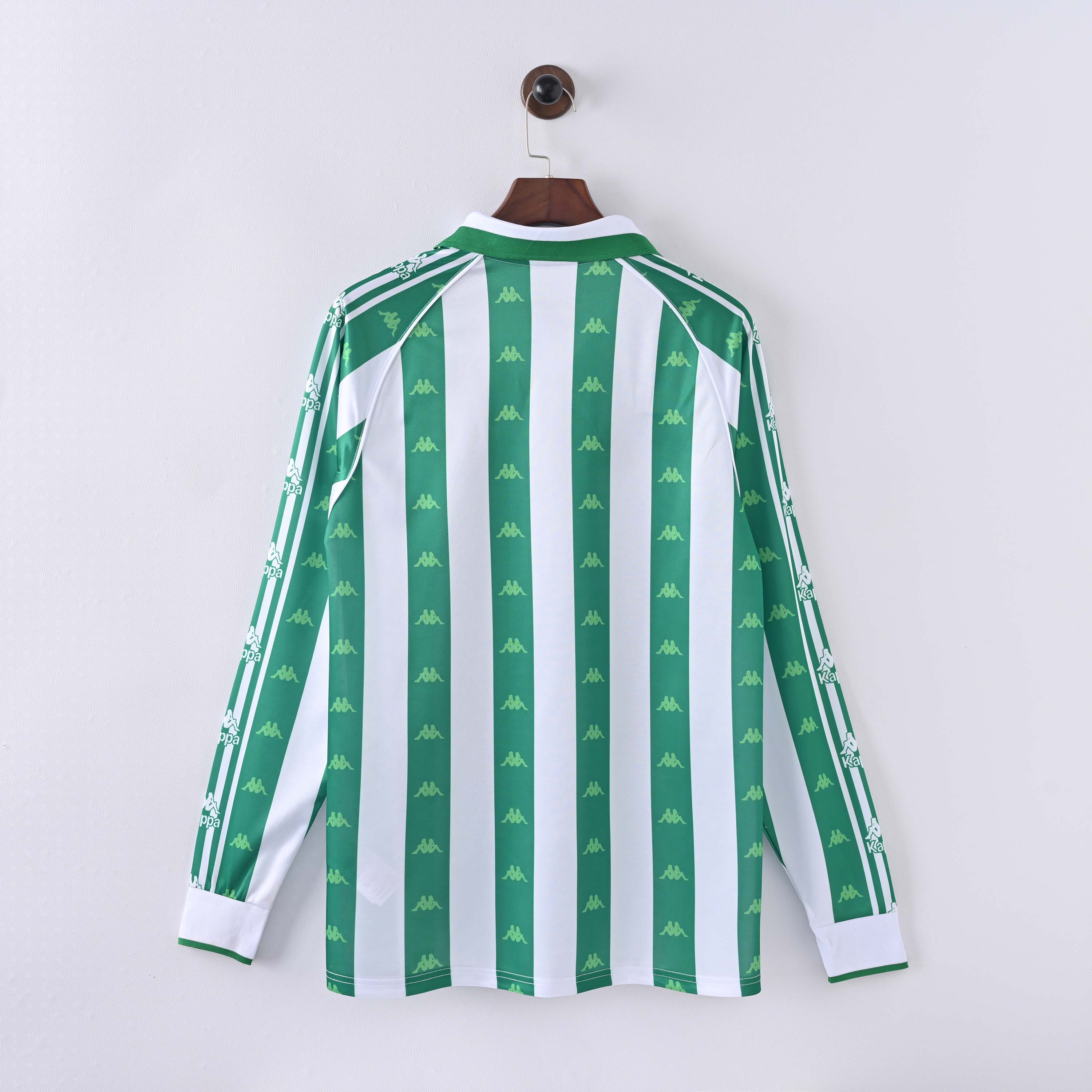 1995/1997 Retro Long Sleeve Real Betis Home Football Shirt 1:1 Thai Quality:football jersey mysite: unitedjerseyfootball 邓江浪:football