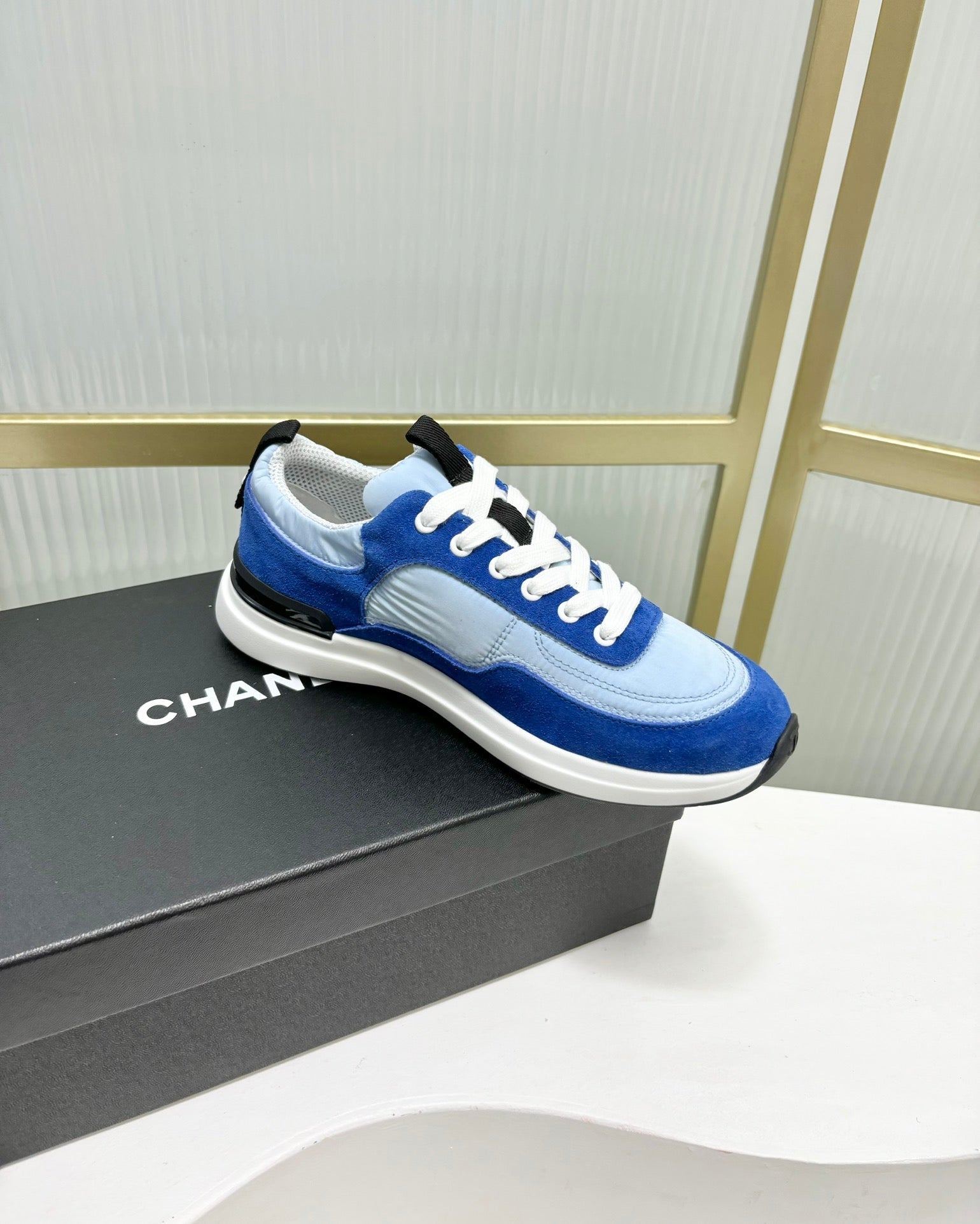 SNEAKER IN SKY MIX COBALT BLUE SUEDE、mysite、Cacoeks