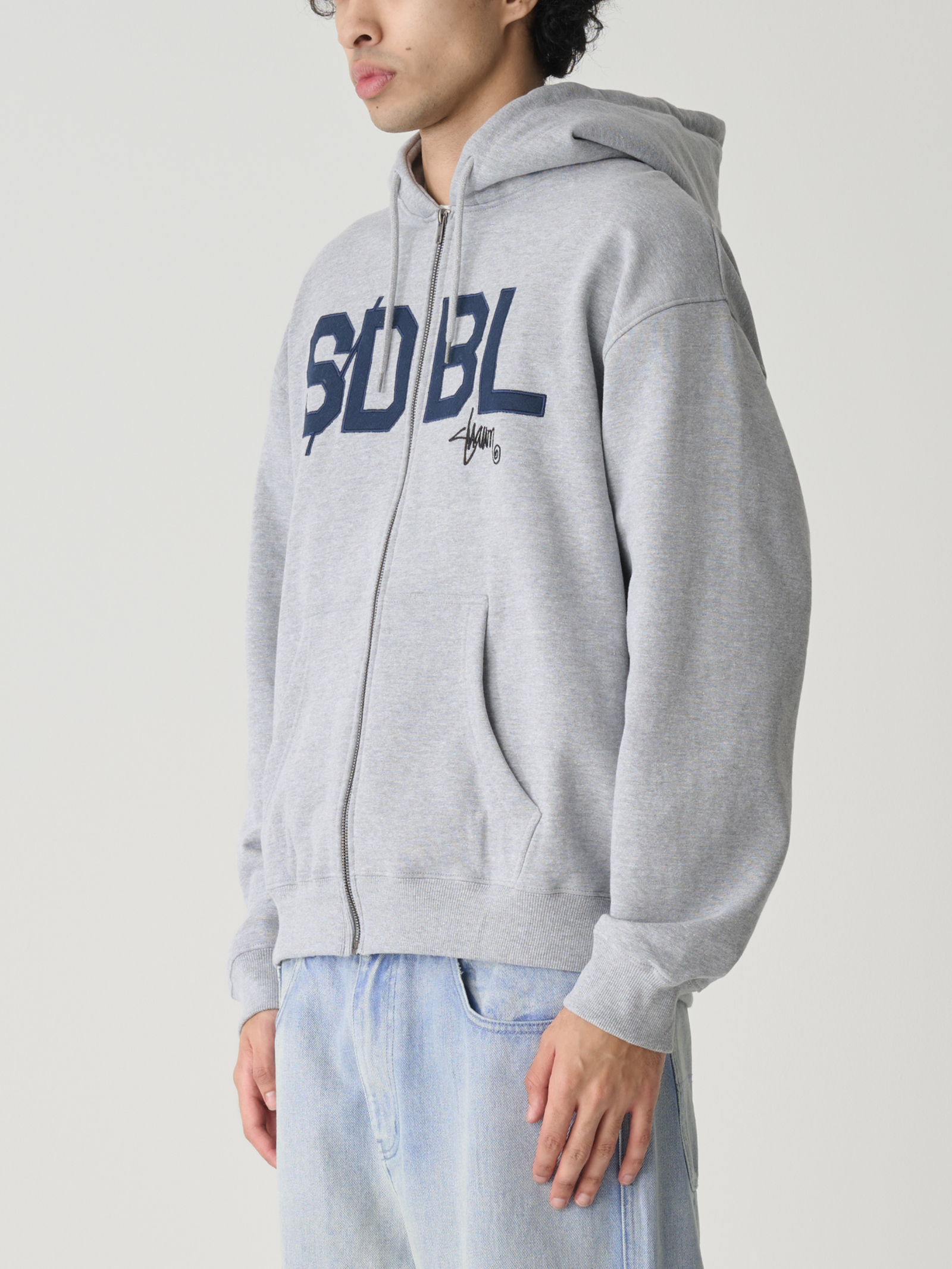 Applique Zip Thru Hood