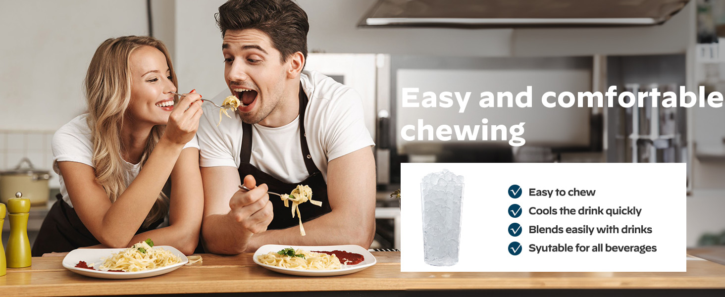 nugget ice maker countertop silonn machine makers pebble sonic pellet portable mini