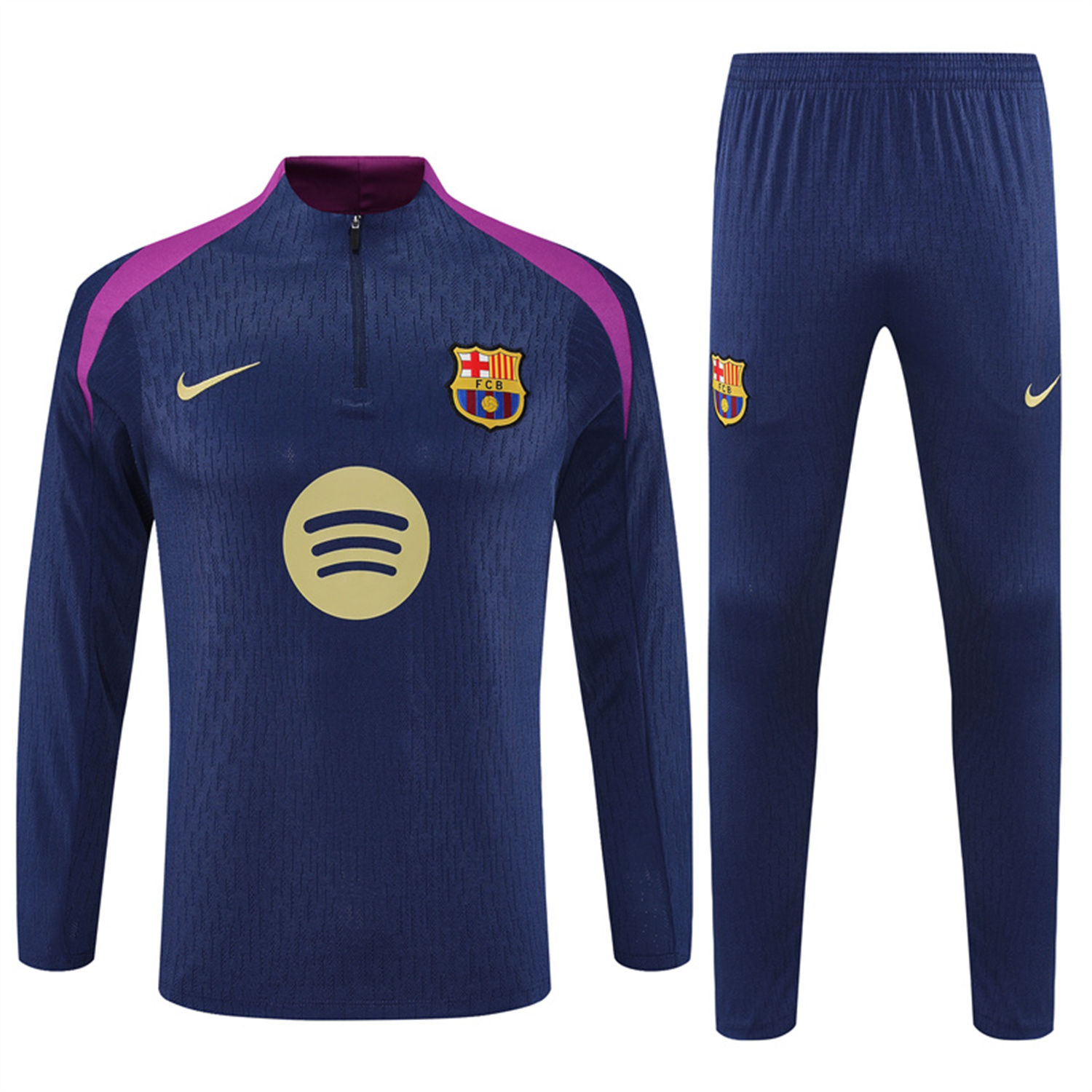 UltraTrikot-Barcelona 25-26 Long Sleeves Training Set - Royal Blue top & Royal Blue Pants