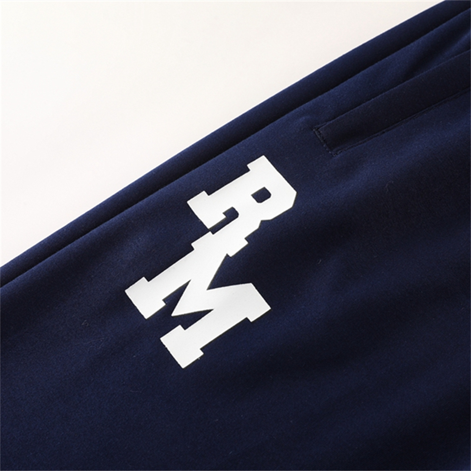 foot-Real Madrid 25-26 Originals Varsity Hoodie Set - Deep Blue Hoodie and Pants