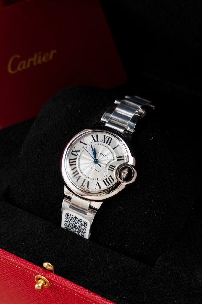 Đồng Hồ Cartier Ballon Bleu W6920046 Replica 11 Mặt Trắng Dây Kim Loại Nhà Máy AF 36mm (2)
