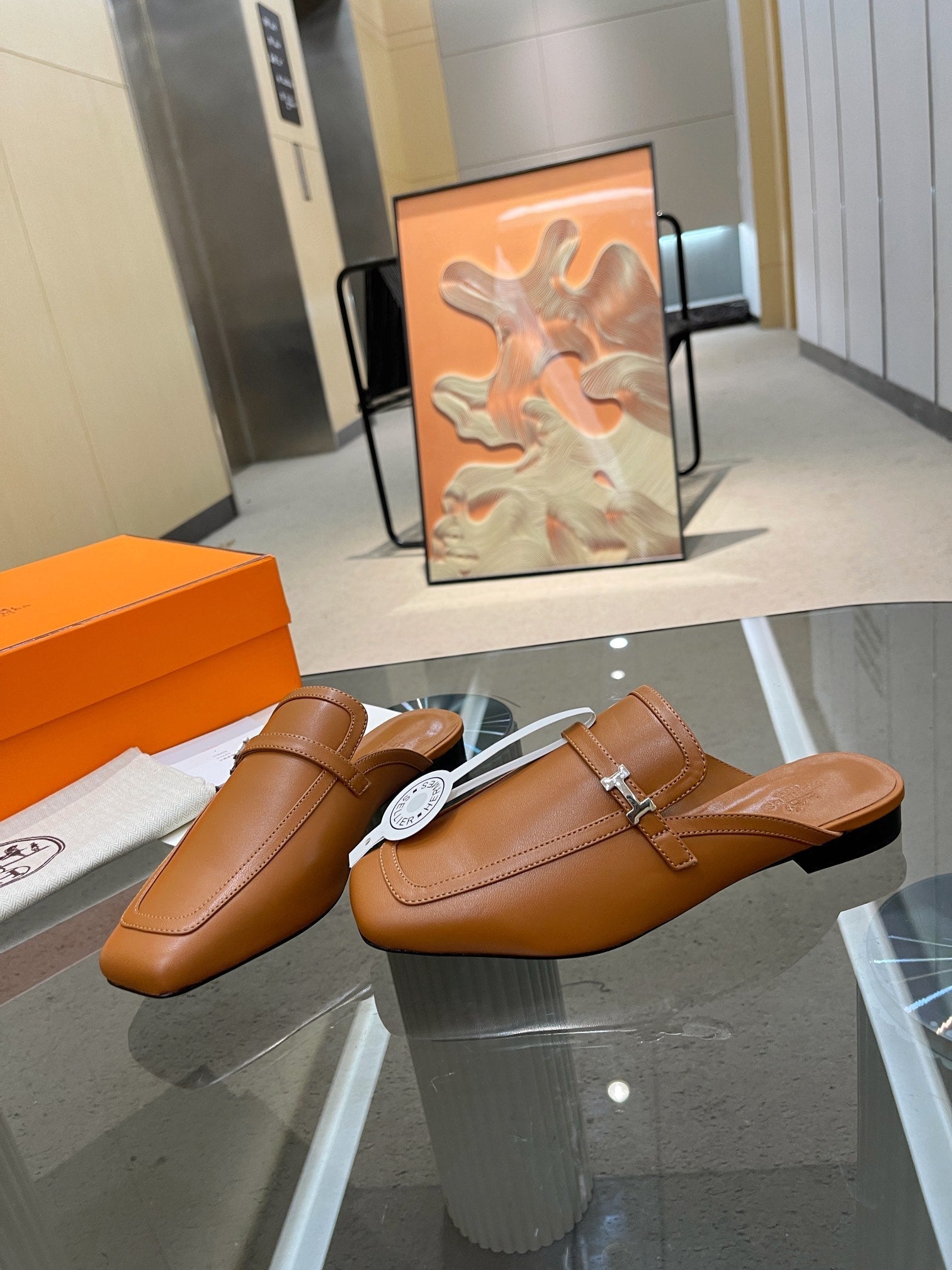 GROUPIE MULE TAWNY LAMBSKIN、mysite、Cacoeks