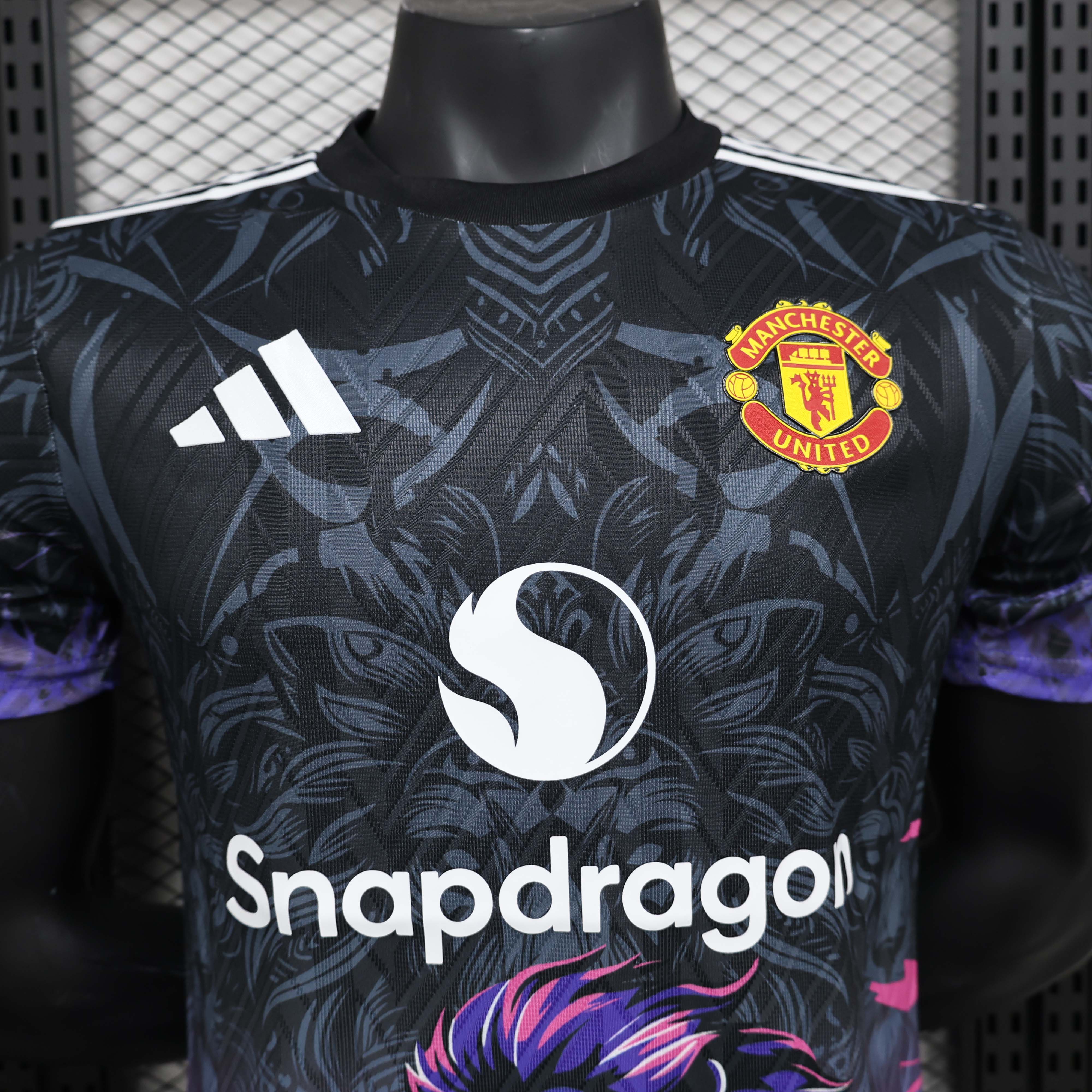 2024/2025 Player Version Manchester United Special Edition Black and purple Football Shirt 1:1 Thai Quality:football jersey mysite: unitedjerseyfootball 邓江浪:football