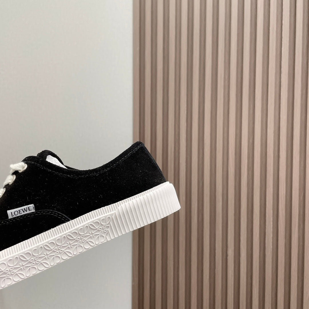 TERRA VULCA LACE-UP SNEAKER IN BLACK SUEDE、mysite、Cacoeks