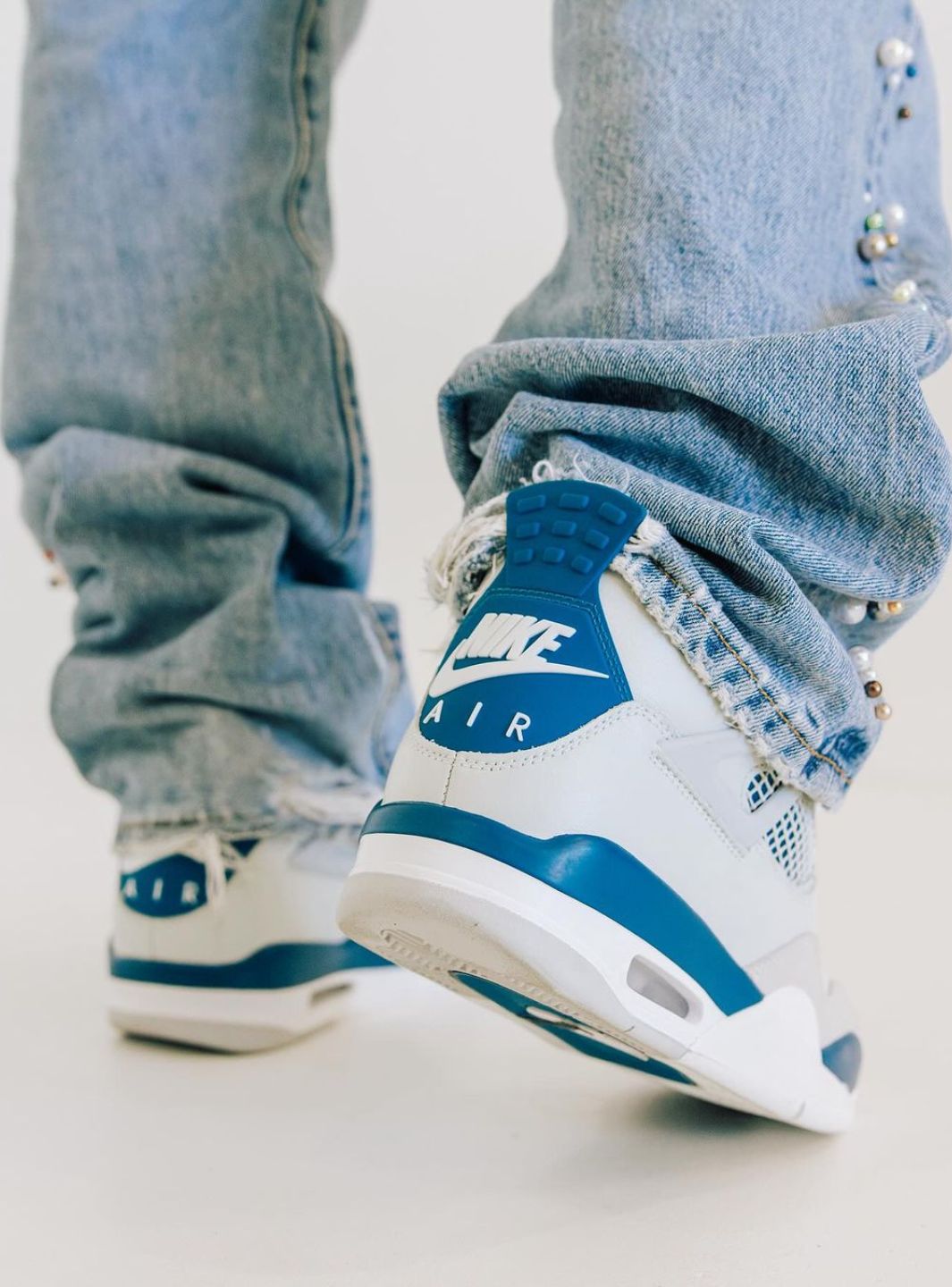 Air Jordan 4 Retro Military Blue (2024)、JORDAN、Cacoeks