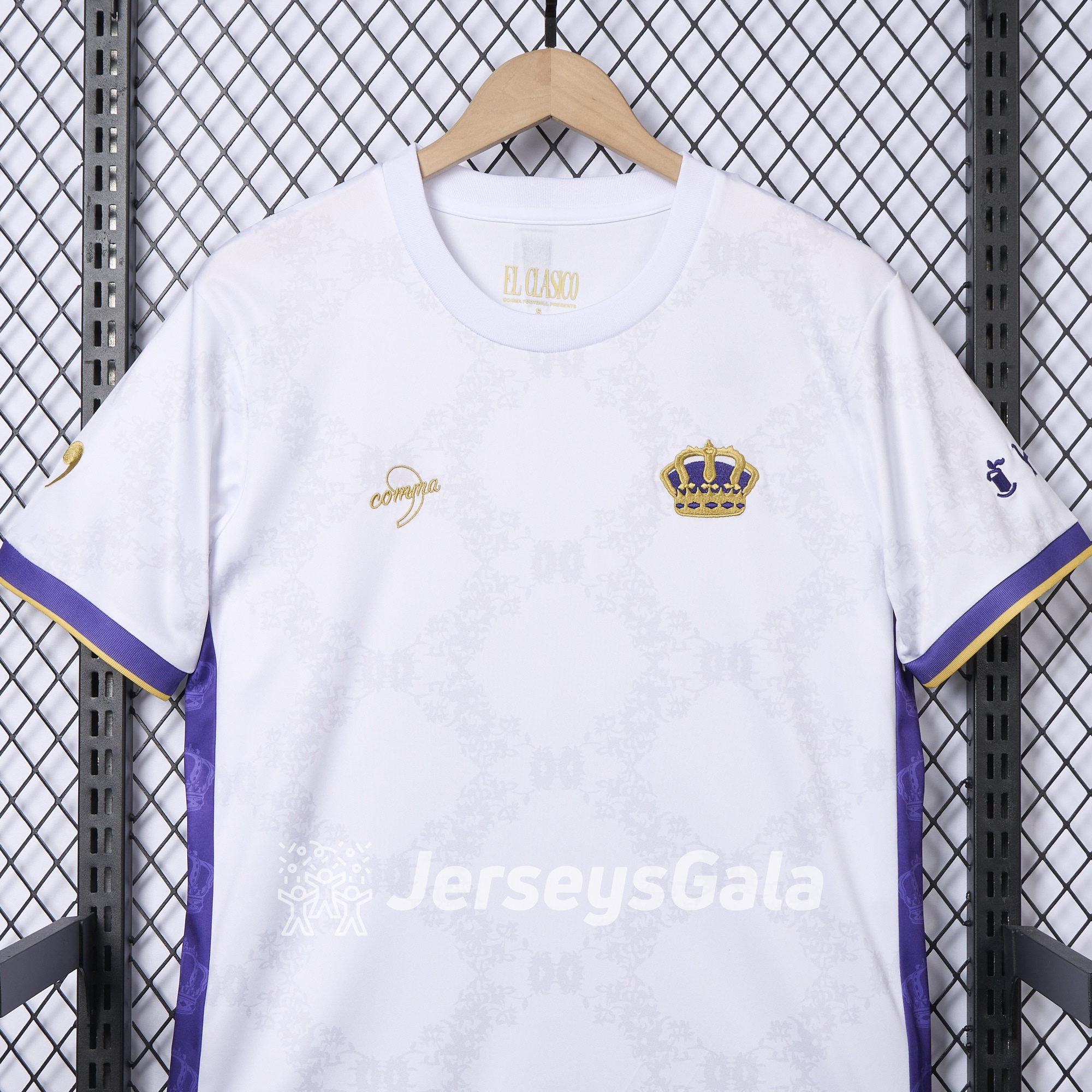 JerseysGala.com | Real Madrid 2024-25 COMMA Gareth Bale Jersey - Fans Version -Customize Name, Number and Patch | Worldwide Shipping