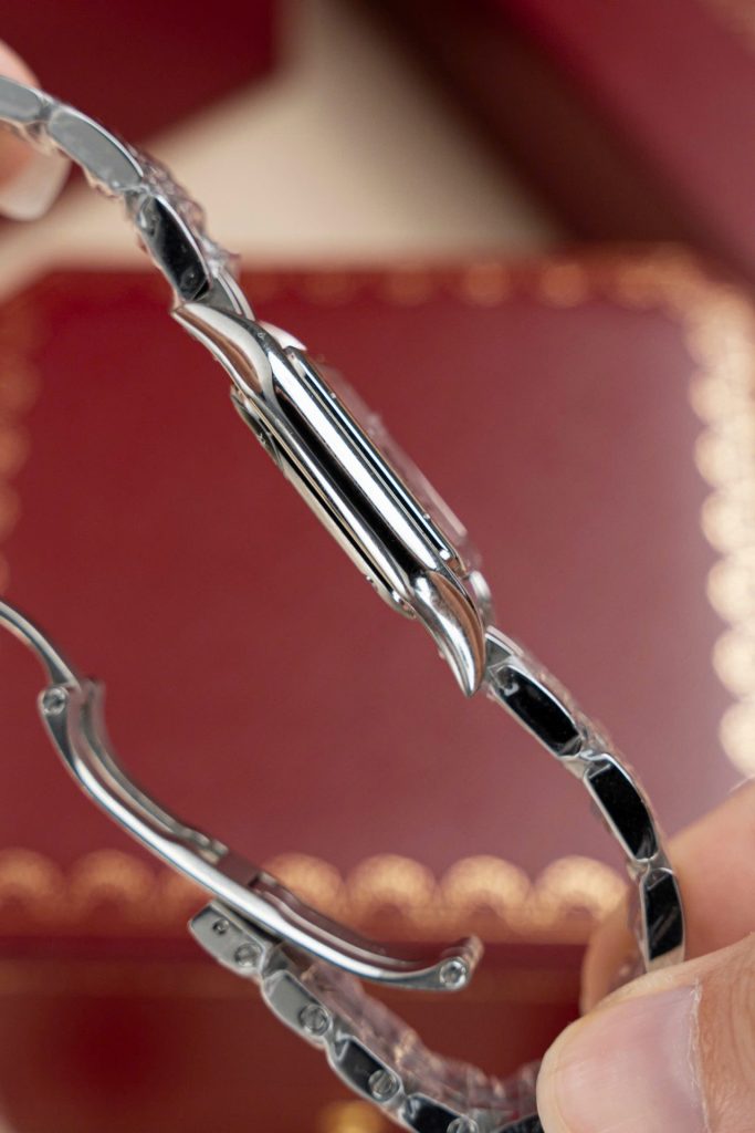 Đồng Hồ Cartier Panthere WGPN0007 Rep 11 Nữ Mặt Trắng Máy Pin 27x37mm (2)