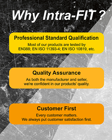intra-fit professional gloves