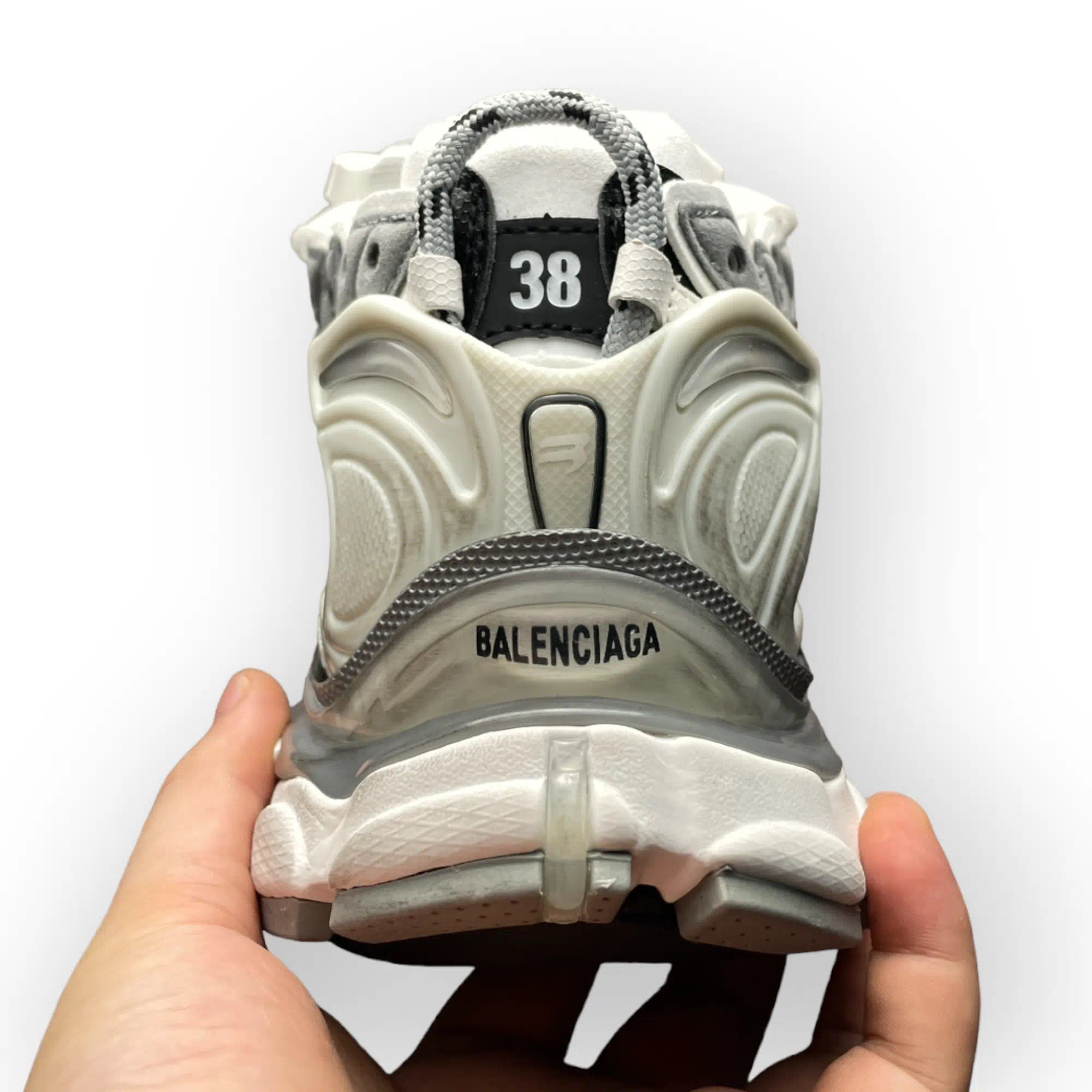 Balenciaga Runner Sneaker in Grey White Black、mysite、Cacoeks