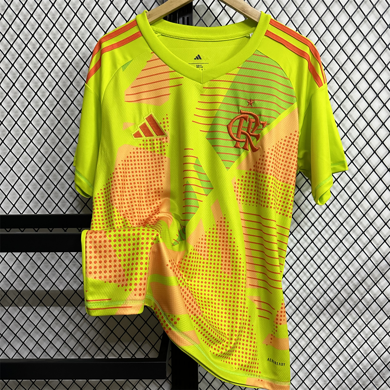 foot-Flamengo 25-26 Yellow Green Goalkeeper Jersey - Fans Version