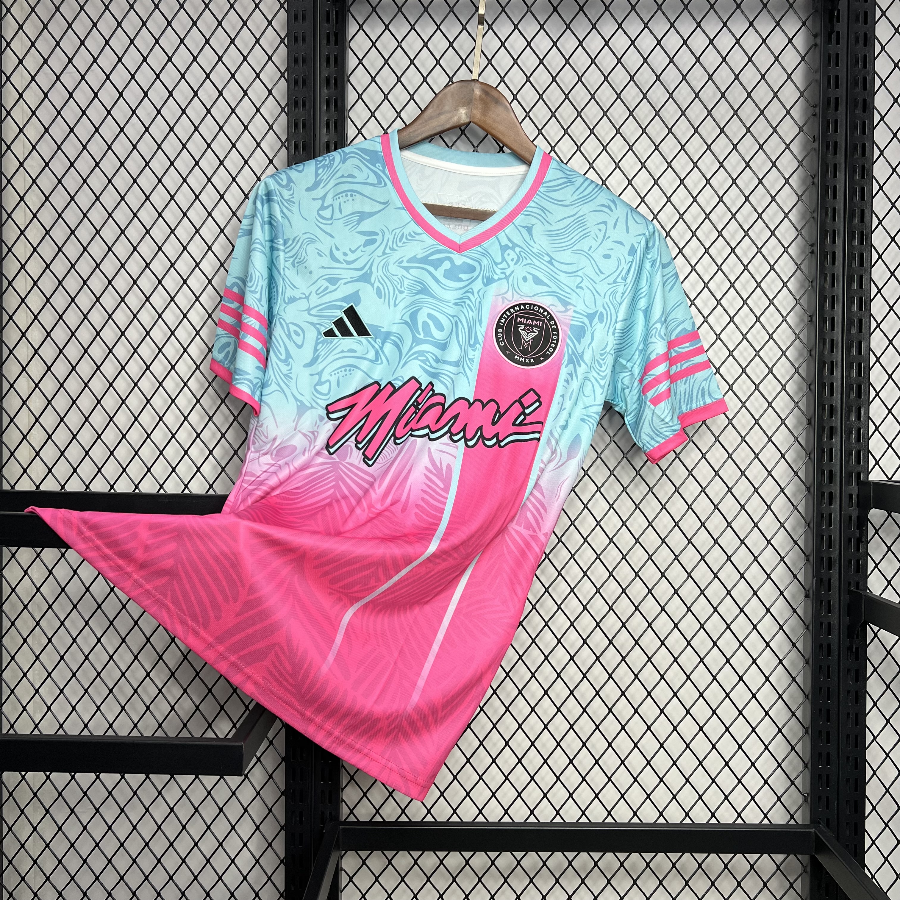 Higojerseys-INT M.A.M 24-25 Pink & Green Special Edition Jersey - Fans Version