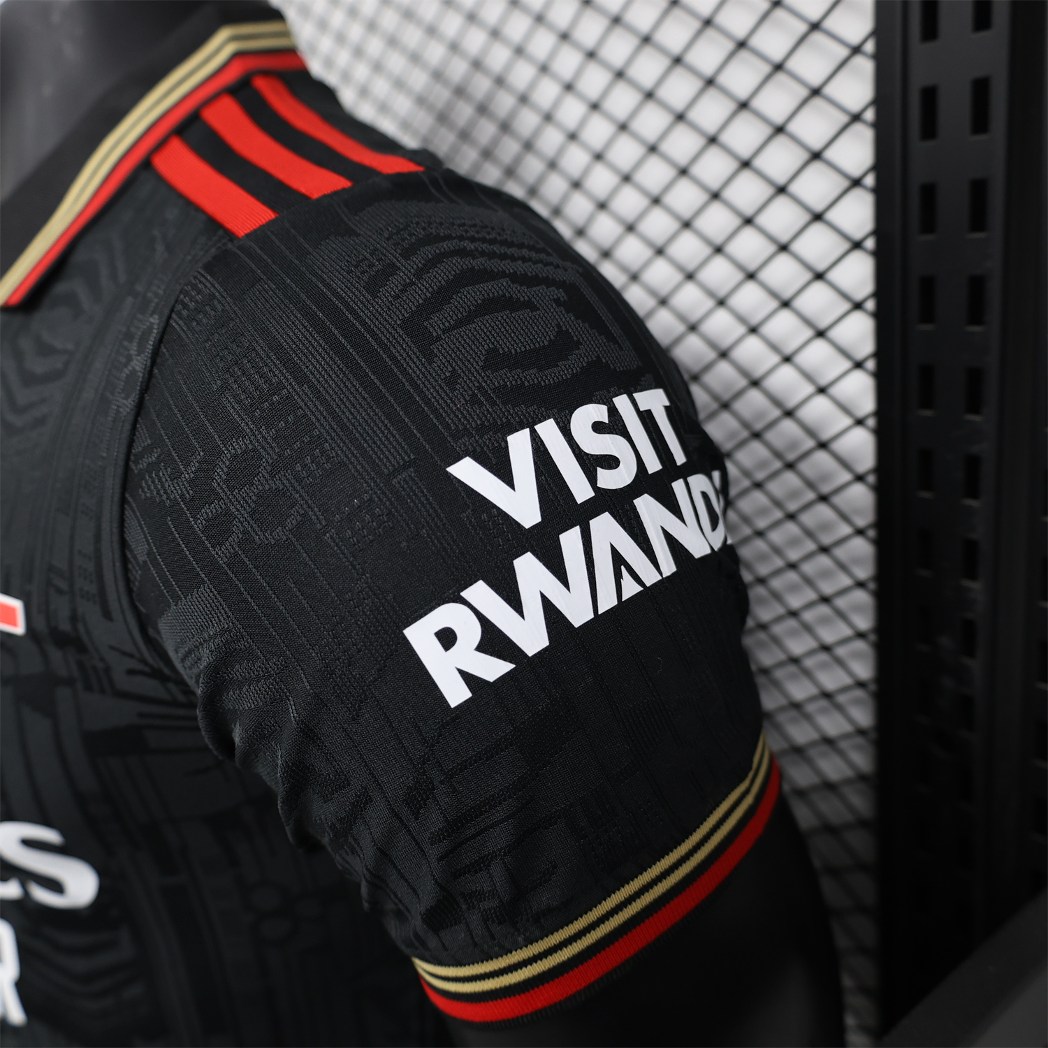 UltraTrikot-Arsenal 25-26 Black POLO Throwback Trefoil Jersey - Player Version