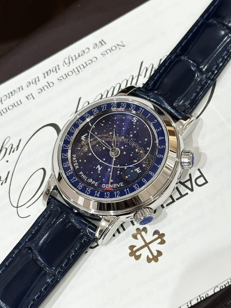 Đồng Hồ Patek Philippe Complications 6102 Replica 11 Màu Xanh Dương 44mm (1)