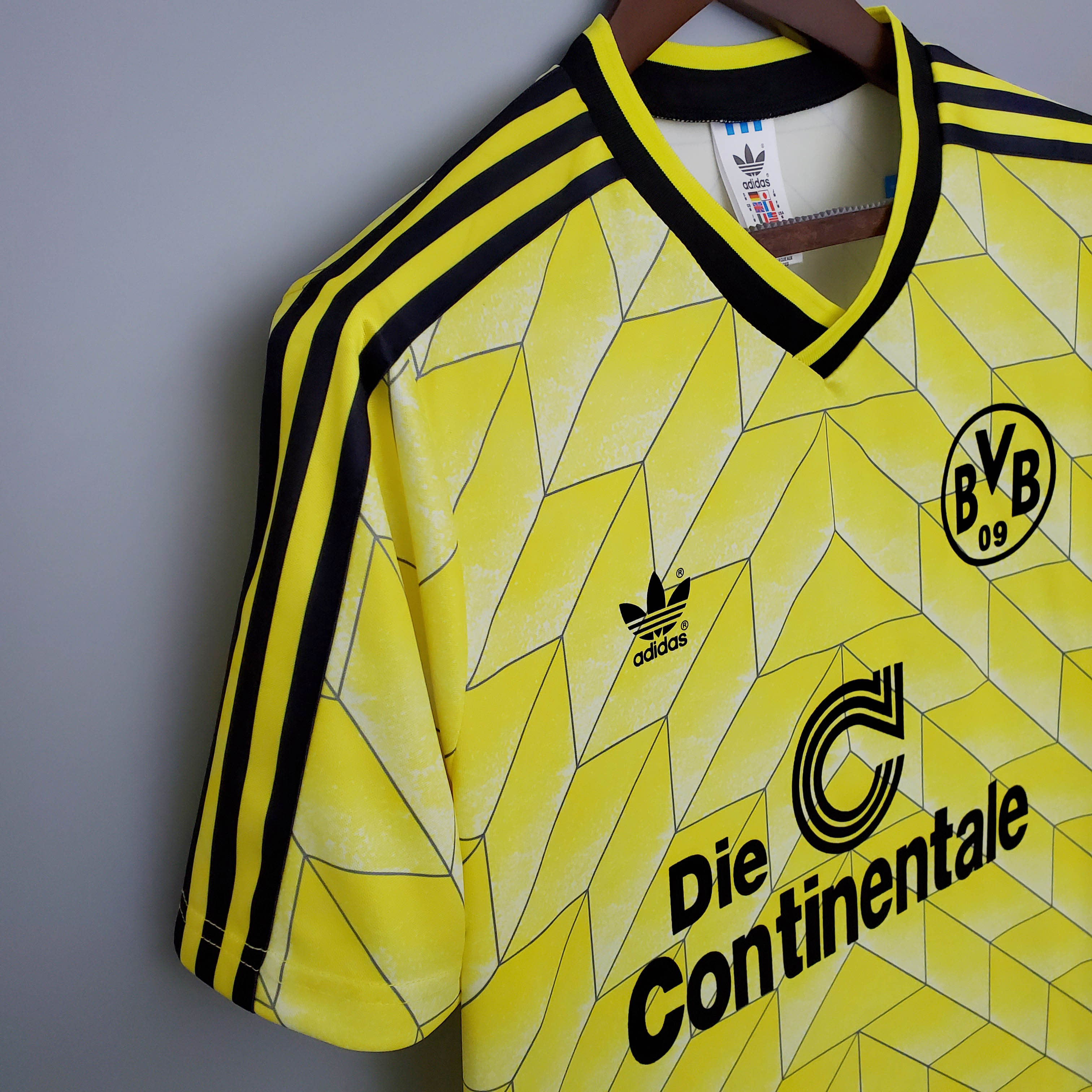 1988/1989 Retro Dortmund Home Football Shirt:football jersey mysite: unitedjerseyfootball 邓江浪:football