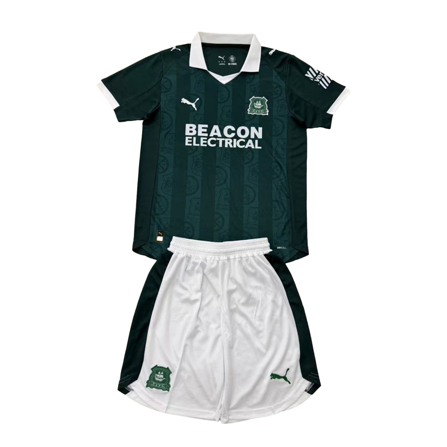UltraTrikot-Plymouth Argyle 25-26 Home Men's Adult Jersey Set - Fans Version