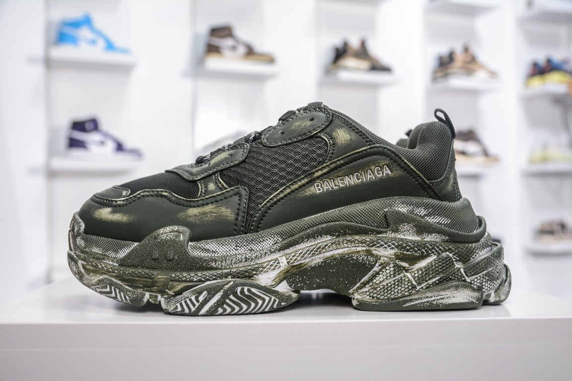 Balenciaga Triple S Sneaker Faded Green、mysite、Cacoeks