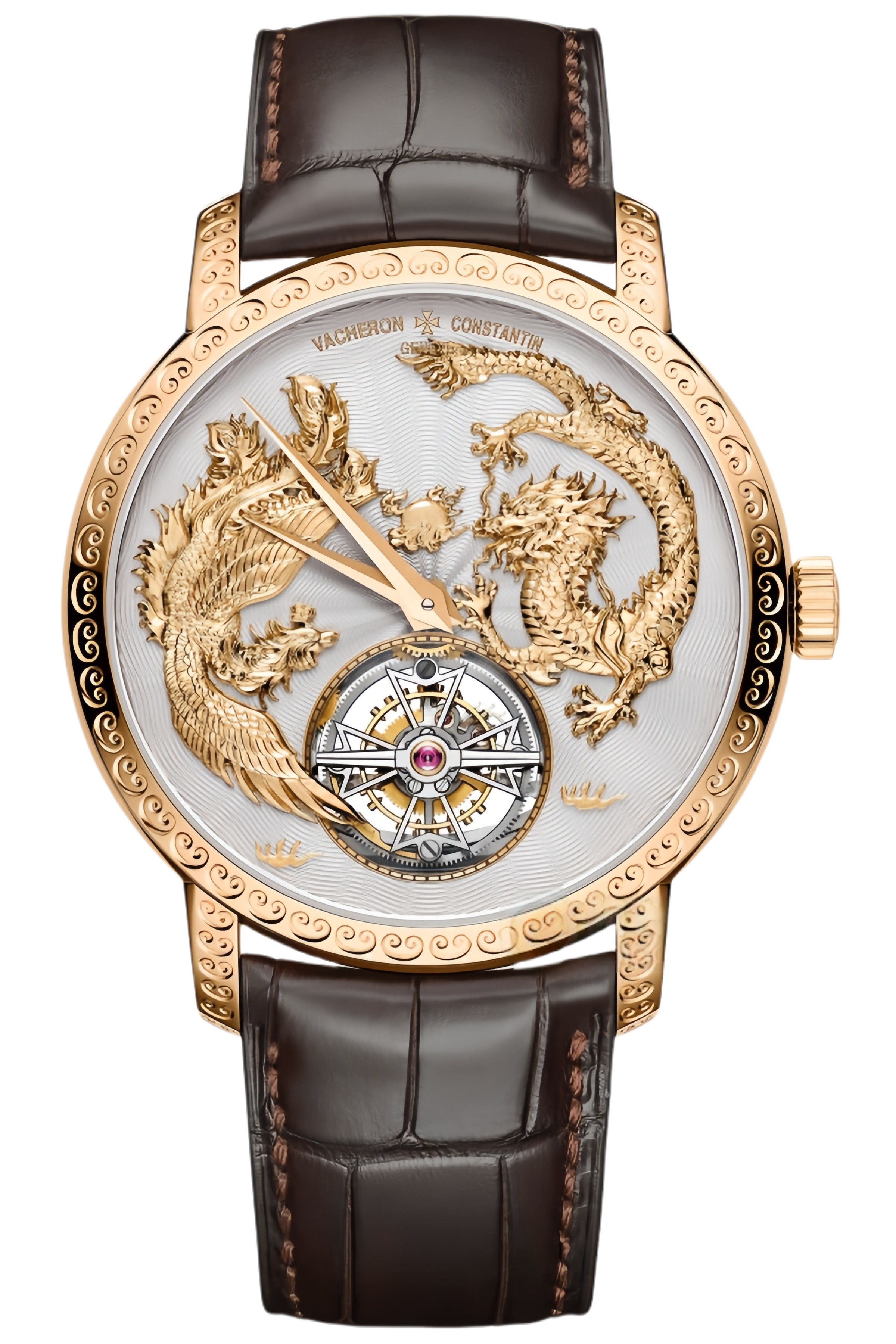 Vacheron Constantin Traditionnelle Ref. 6040T/000R-B959 Super Clone Watch – Rose Gold Case Grey Dial Swiss Replica