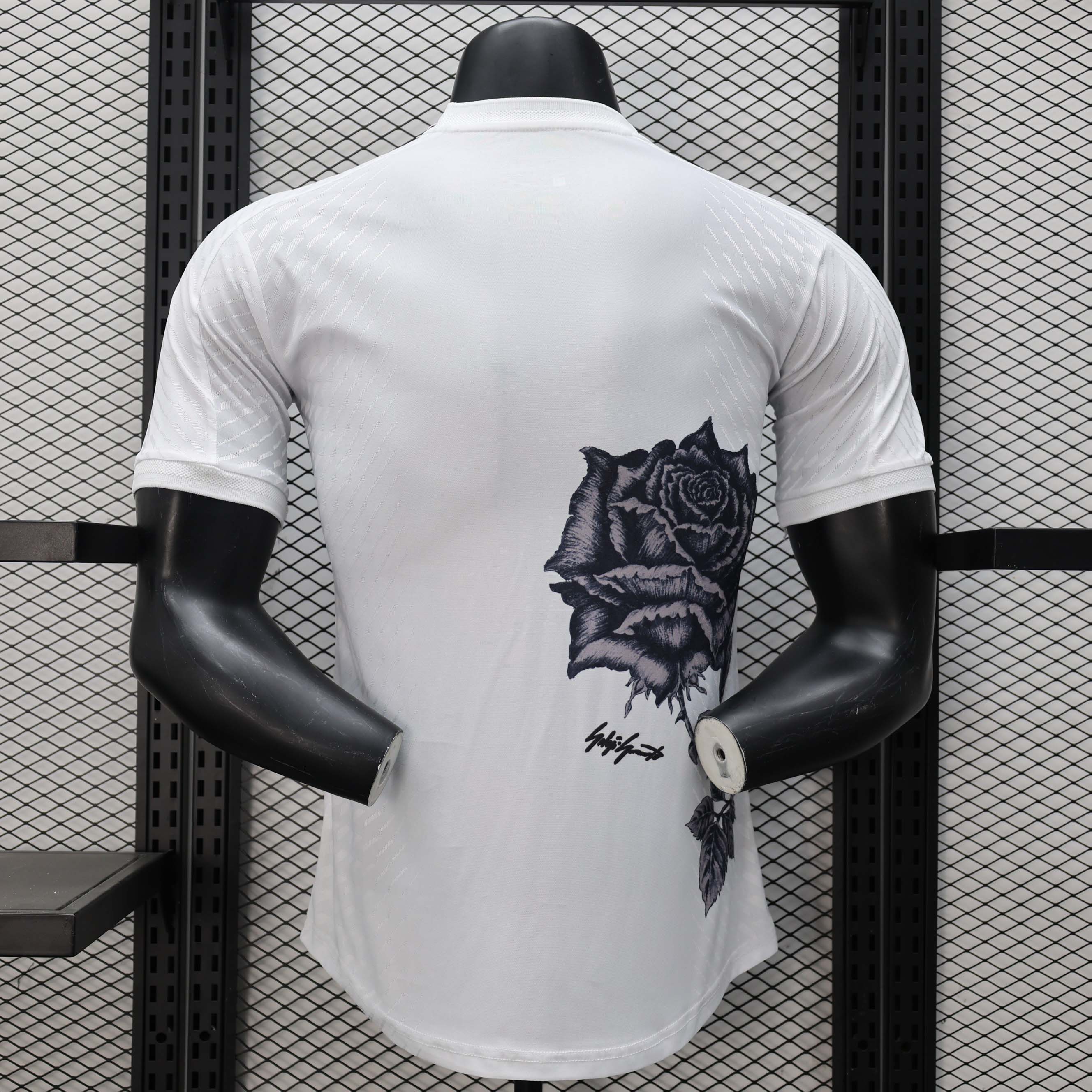 2024/2025 Player Version Real Madrid Y-3 Special Edition White Football Shirt 1:1 Thai Quality:football jersey mysite: unitedjerseyfootball 邓江浪:football