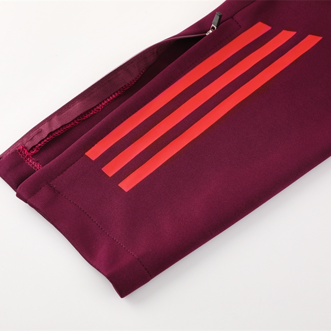 ManixJersey.com | Bayern Munich 24-25 Jacket Training Tracksuit - Claret Red -Customize Name, Number and Patch | Worldwide Shipping