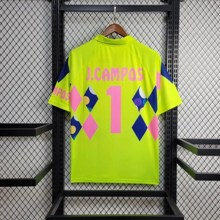 Higojerseys-Retro Mexico 1992-93 Goalkeeper Green Jersey