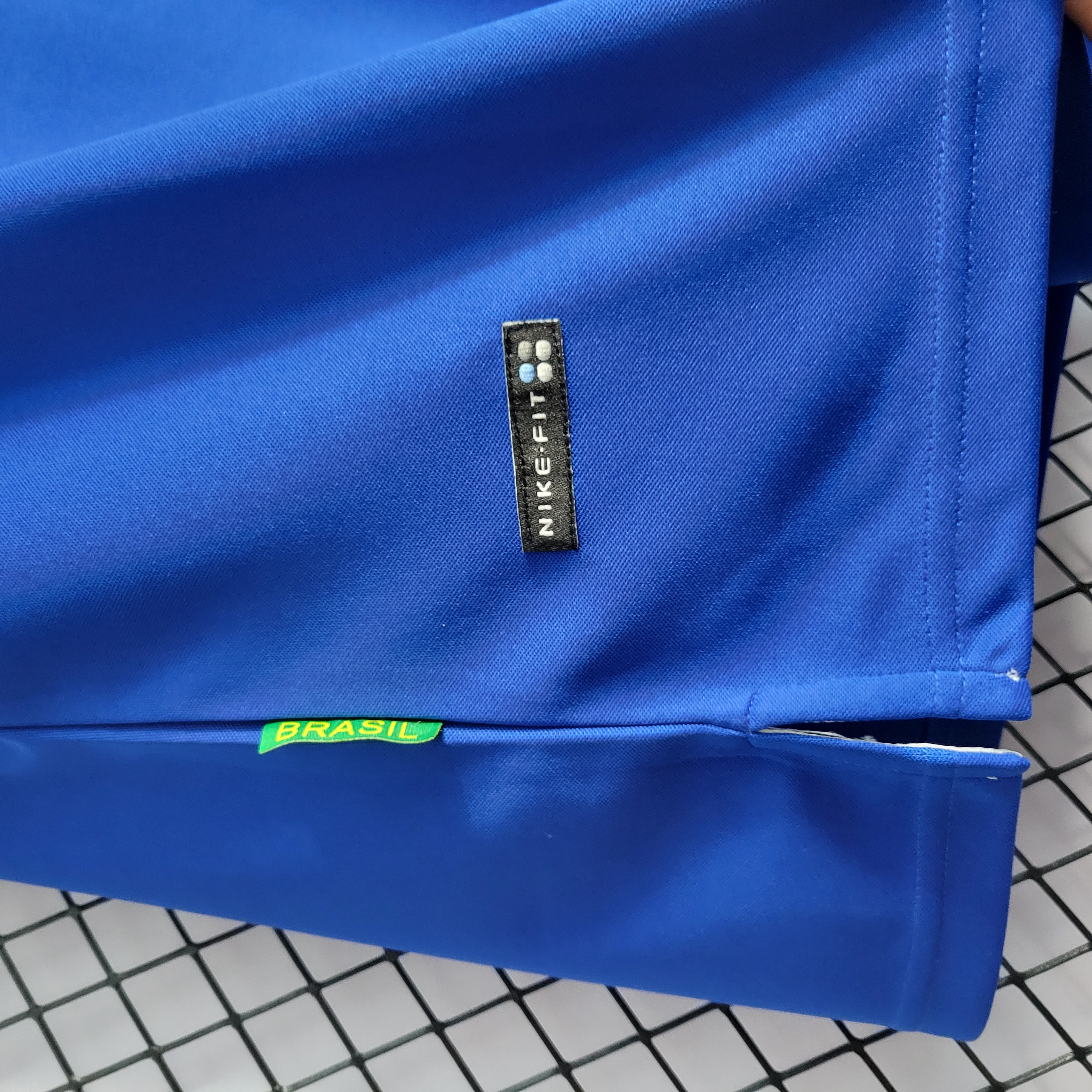 GlobeJersey-Retro Brazil 1998 Away Stadium Jersey