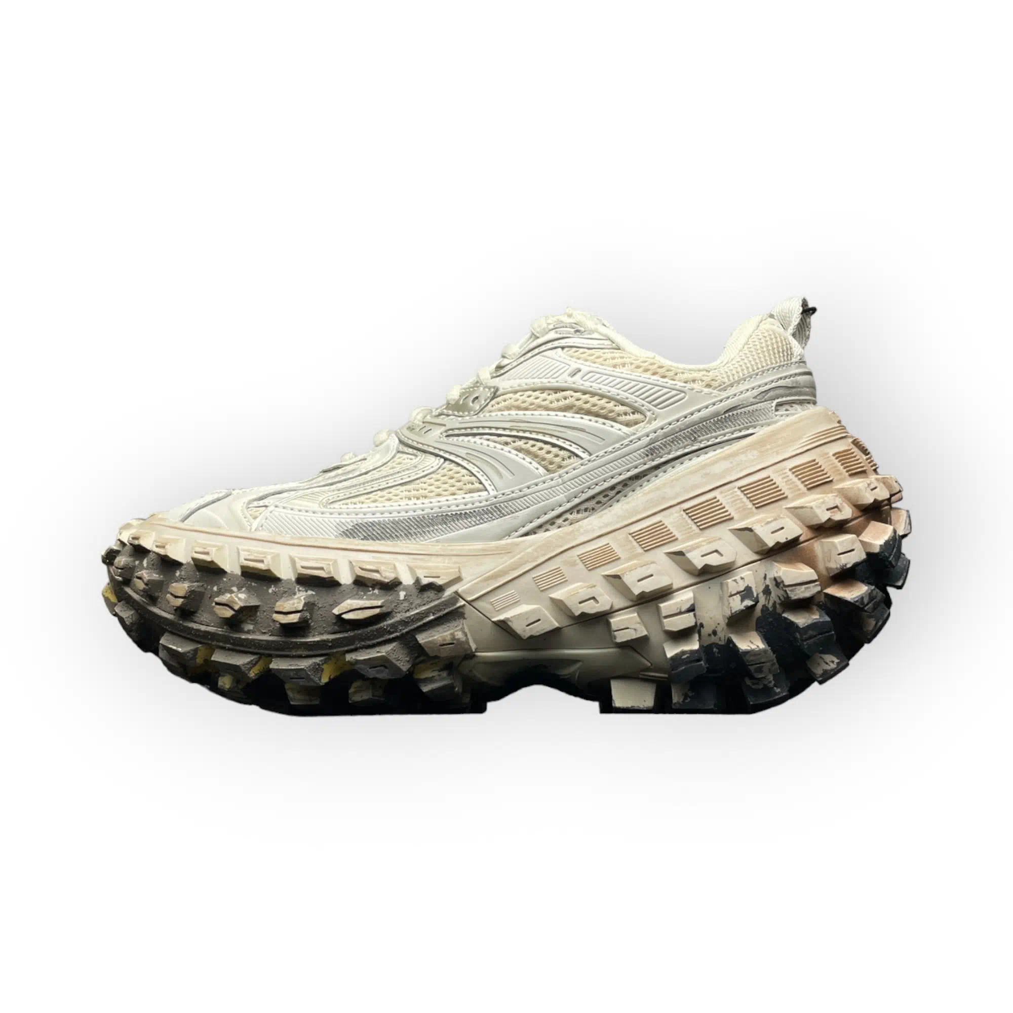 Balenciaga Bouncer Sneaker in Dirty Brown、mysite、Cacoeks