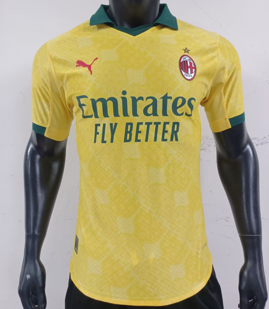 25/26 Player Version AC Milan Third Football Shirt-mysite Custom Football Kit- Nextkits