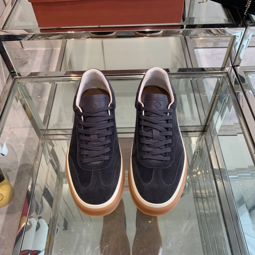 LP TENNIS WALK SNEAKERS CHARCOAL SUEDE、mysite、Cacoeks