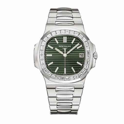 Patek Philippe Nautilus Diamond Bezel Replica-fasswatch