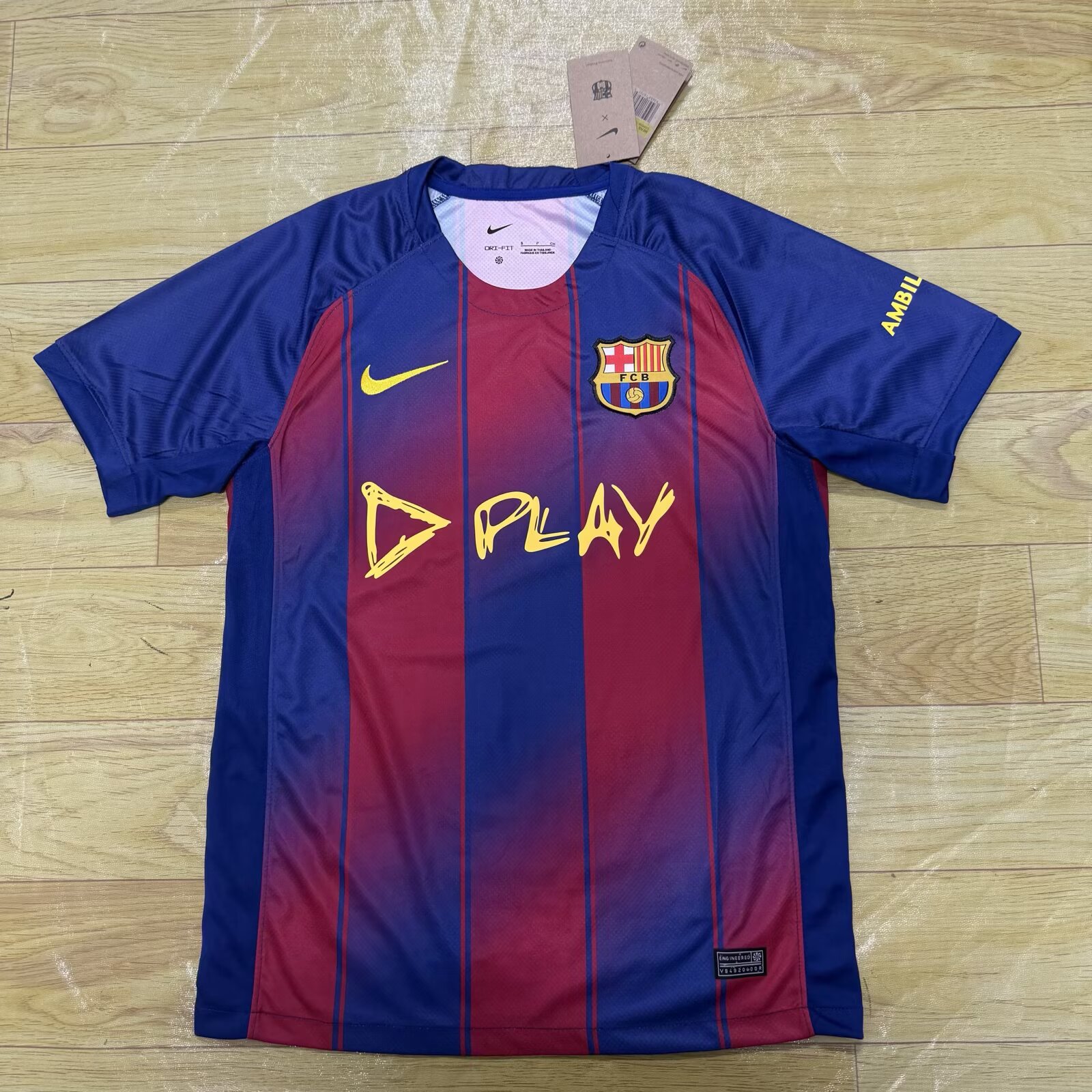2025/2026 Barcelona Home Ed Sheeran Joint Edition Football Shirt 1:1 Thai Quality:football jersey mysite: unitedjerseyfootball 邓江浪:football