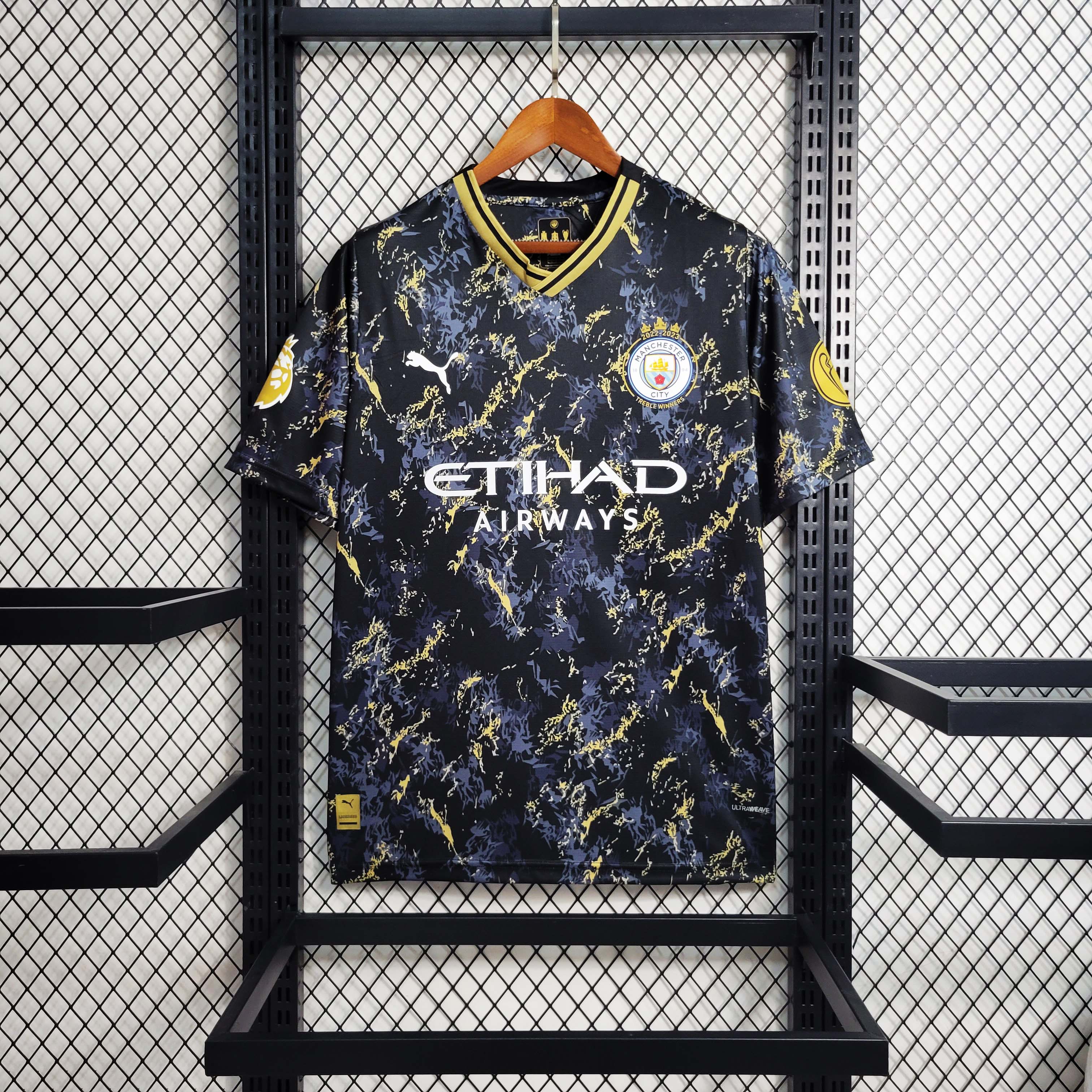 2023/2024 Manchester City Special Edition Black Football Shirt 1:1 Thai Quality:football jersey mysite: unitedjerseyfootball 邓江浪:football