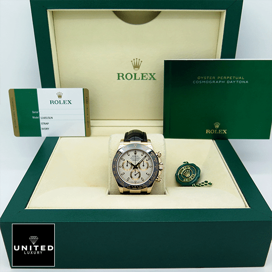 Rolex Cosmograph Daytona 116515LN-0003 Replica in the Rolex Box & Guarantee Card
