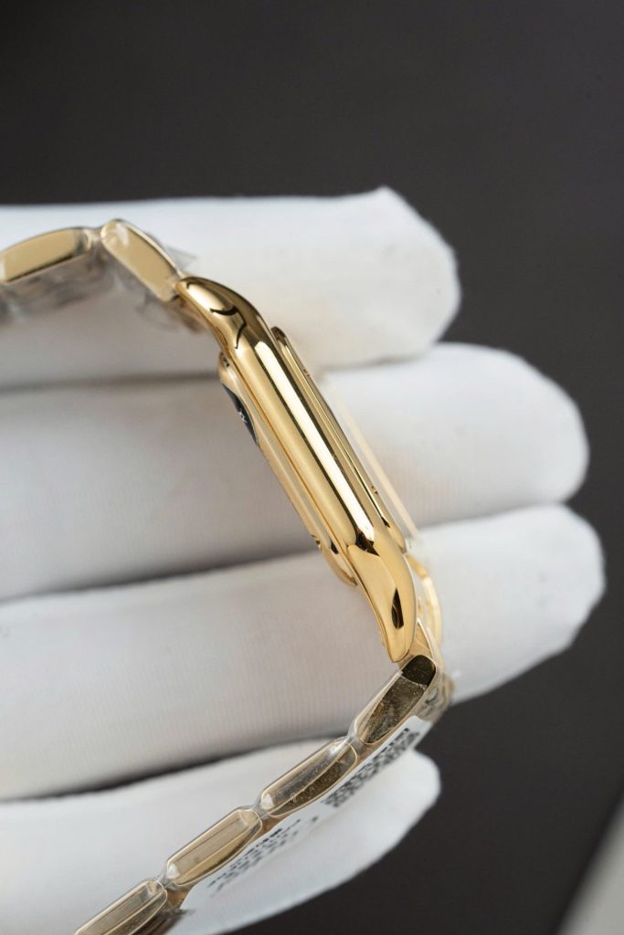 Đồng Hồ Cartier Panthere WGPN0009 Replica 11 Mạ Vàng Gold Mặt Trắng 27x37mm (2)