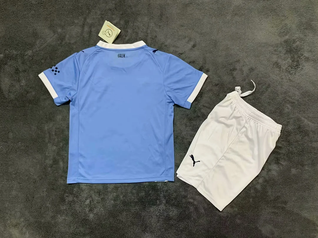 2025/2026 Manchester City Home Football Shirt 1:1 Thai Quality Kids Size:football jersey mysite: unitedjerseyfootball 邓江浪:football