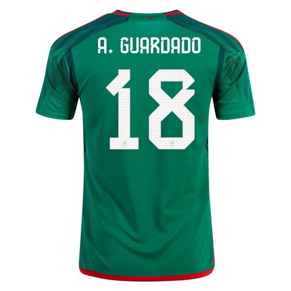 2022 Andres Guardado #18 Mexico Home Jersey-mysite Custom Football Kit- Nextkits
