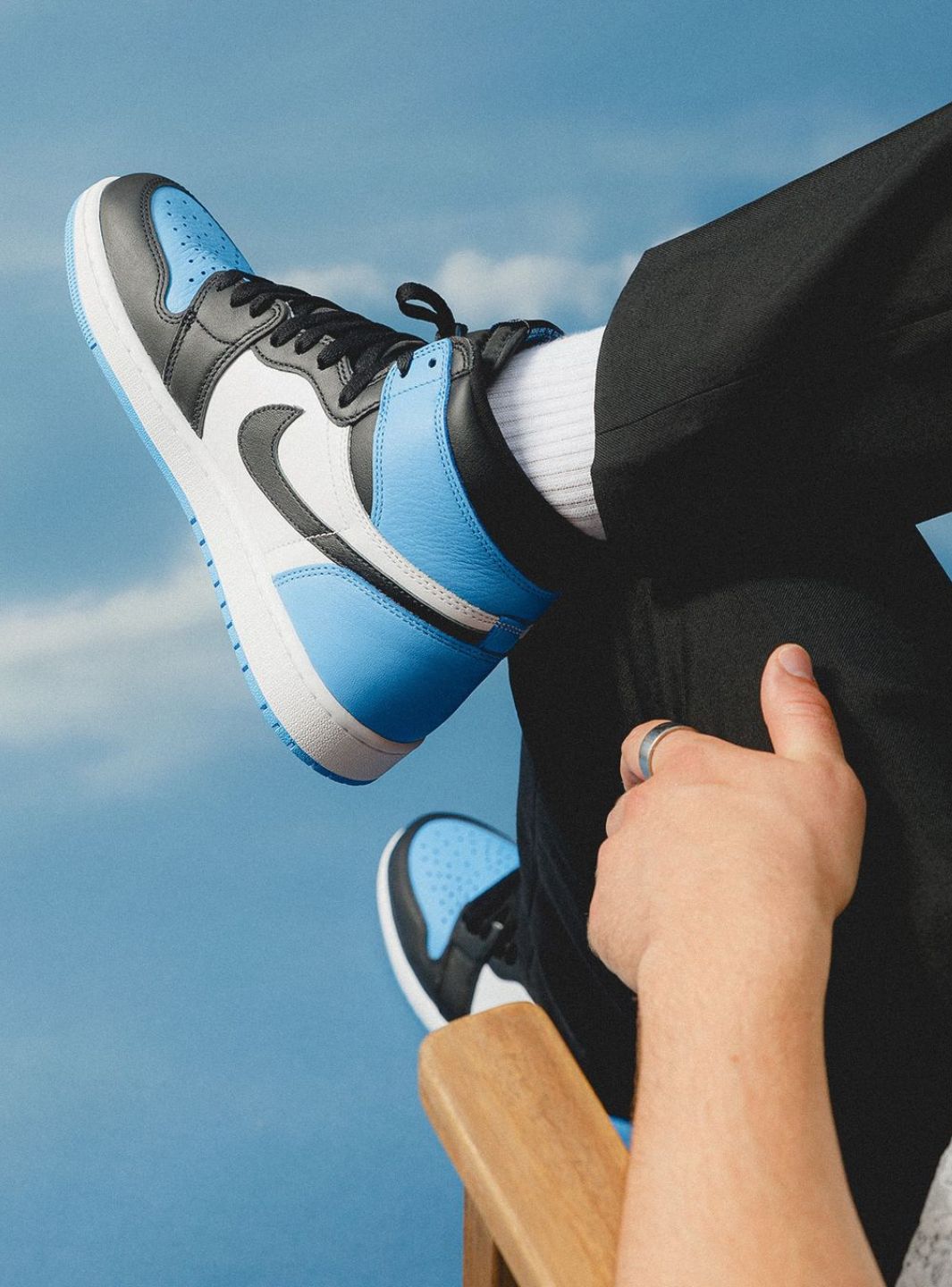 Air Jordan 1 Retro High OG UNC Toe、JORDAN、Cacoeks